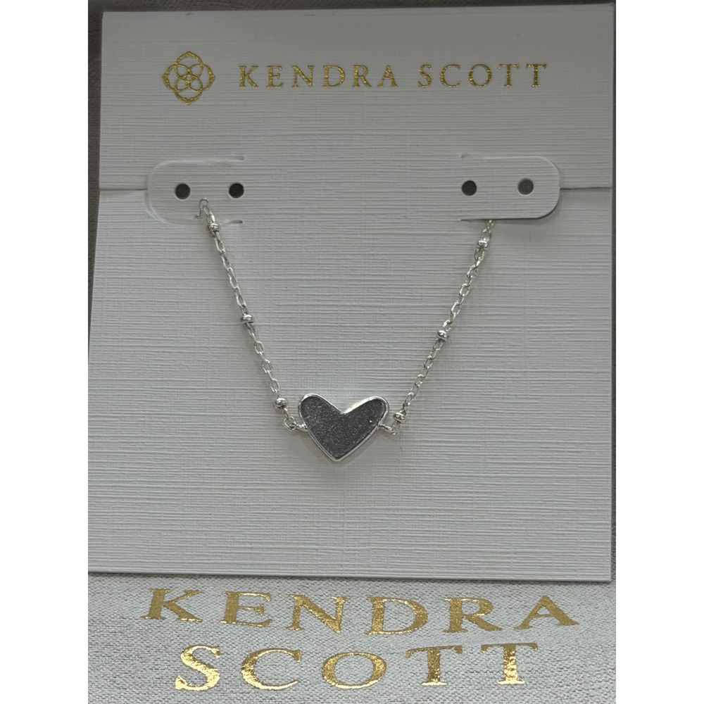 Kendra Scott Silver Heart Bracelet